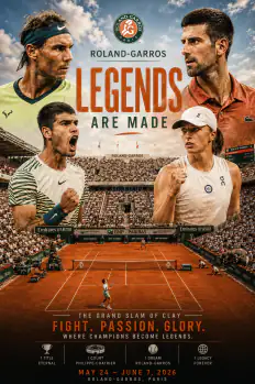 Grand Slam tennis, Viking IPTV Nordic IPTV Roland-Garros and Grand Slam tennis streaming live on Viking IPTV, Nordic IPTV sport in 4K